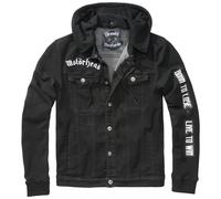 Brandit Motörhead Cradock Chaqueta de Mezclilla Banda Metal Música Negro/Negro