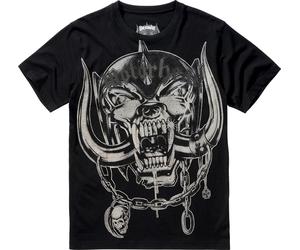 Brandit Motörhead Warping Print Camiseta, negro, Talla S