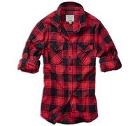 Brandit Mujer Camisa de Leñador Amy S-7XL Cuadros Chica Franela