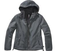 Brandit Windbreaker Frontzip Chaqueta de dama, antracita, Talla S