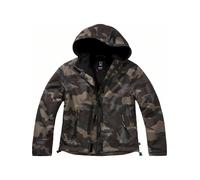 Brandit Windbreaker Frontzip Chaqueta de dama, Camuflaje oscuro, Talla XS