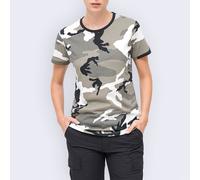 Brandit Mujer T-shirt Gimnasio Casual Militar Suave Diario Camiseta Urban Camo