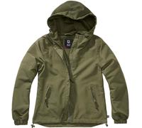 Brandit Mujeres Verano Windbreaker Cremallera Frontal Chubasquero Cortavientos