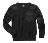 Brandit Niños BW Pullover Puente Alemán Army Cálido Ajuste regular Negro