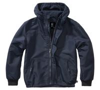Brandit Niños Cortavientos Cremallera frontal Impermeable Chaqueta Azul Marino