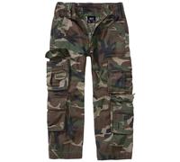 Brandit Niños Pure Pantalones Ajuste holgado Cargo Senderismo Woodland Camo
