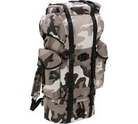 Brandit Nylon Mochila, gris/negro, Talla única
