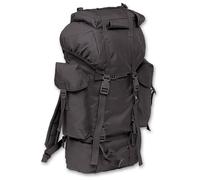Brandit Nylon Mochila, negro, Talla única