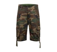 Brandit Pantalón cargo brocado / marrón claro / verde hierba / negro 46 EUR
