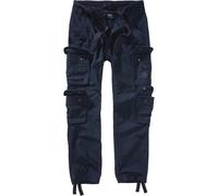 Brandit Pure Slim Fit Pants, Color: navy, Size: XL