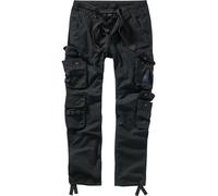 Brandit Pantalón hombre Pure Slim Fitrs Negro S