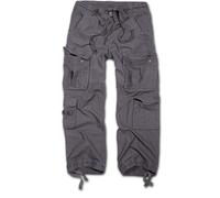 Brandit Pantalones Pure Vintage negro-gris tamaño XL para hombres