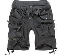 Brandit Pantalones cortos Savage Vintage en negro 4XL