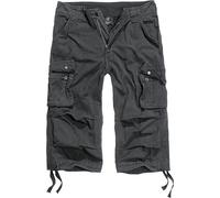 Brandit Urban Legend 3/4 Shorts, Pantalones cortos cargo Hombre, Negro, S