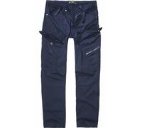 Brandit Adven Trousers Slim Fit Hombre Pantalones de Tela Negro Estrechos