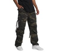 Brandit Pantalones M65 Vintage Hombre Pantalones Cargo Negro Vintage Ancho
