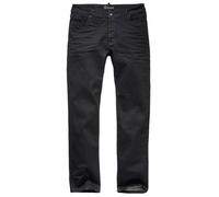 Brandit Pantalones Mason Denim sin lavar Negro Talla 31/34