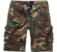 Brandit Pantalones Niños Pantalones cortos BDU Ripstop Woodland 122/128
