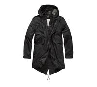 Brandit M51 US Parka Algodón Recubrimiento Libre Casual Urbano Hombres Negro