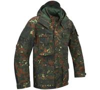 Brandit Performance Outdoor Chaqueta Abrigo Táctico Encapuchado Flecktarn