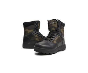 Brandit Phantom Tactical Hombre Botas Negro Regular | Piel auténtica y nailon, aislamiento Thinsulate, tallas EU39 a EU50