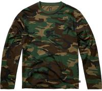 Brandit Premium Camisa de manga larga, verde, tamaño M para Hombres