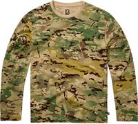 Brandit Premium Camisa de manga larga, Verde/negro, Talla 5XL