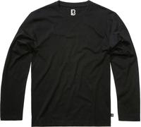 Brandit Premium Camisa de manga larga, negro, tamaño S para Hombres