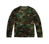 Brandit Premium Longsleeve Shirt, color: woodland, size: M