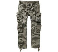 Brandit Pure Slim Fit Pantalones Vintage Hombre Pantalón Cargo Ejército Delgada