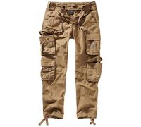Brandit Pure Slim Fit Pantalones Vintage Hombre Pantalón Cargo Ejército Delgada