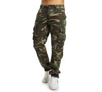 Brandit Pure Slim Fit Pants, color: woodland, size: XL