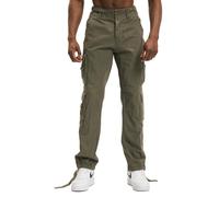 Brandit Pure Vintage Hombre Pantalones Cargo Negro Ancho