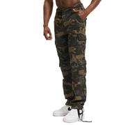 Brandit Pure Vintage Hombre Pantalones Cargo Negro Ancho