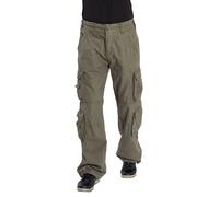 Brandit Pure Vintage Pantalón Oliva M hombres verde