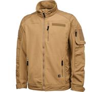 Brandit Ripstop Fleece Chaqueta, Marrón claro, Talla S