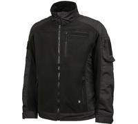 Brandit Ripstop Fleece Chaqueta, negro, Talla S