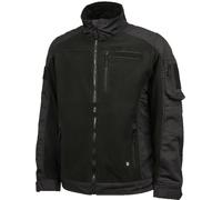 Brandit Ripstop Fleece Chaqueta, negro, Talla XL