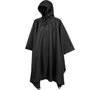 Eeuu Poncho Lluvia Negro Ripstop Ejército Protección Humedad Pesca contra la Bw