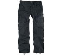 Brandit Ripstop Slim Fit Combi Hombre Pantalones Cargo Negro 80% poliéster, 20% algodón Ancho
