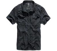 Brandit Roadstar Camiseta Camisa de Cuadros Manga Corta a 100% Algodón Verano