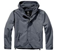 Brandit Rompevientos Cremallera Frontal Hombre Encapuchado Outdoor Antracita