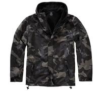 Brandit Rompevientos Cremallera Frontal Poliéster Hombre Aire Libre Dark Camo