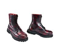Brandit Rub Off Phantom 10 Eyelett Boots, Botas de Combate Hombre, Rojo borgoña, 44 EU