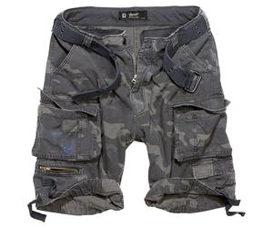 Brandit Savage Vintage Pantalones Cortos Negro/Camuflaje L hombres