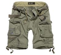 Brandit Savage Vintage Shorts S-7XL Hombre Bermudas Cargo Ejército con Cinturón