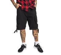 Brandit Savage Vintage Shorts, Pantalones Cortos Cargo Hombre, Negro, 3XL