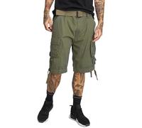Brandit Savage Vintage Shorts, Pantalones Cortos Cargo Hombre, Verde Oliva, M