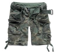Brandit Savage Vintage Shorts S-7XL Hombre Bermudas Cargo Ejército con Cinturón