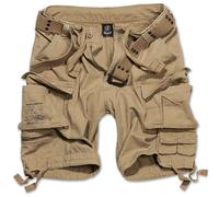 Brandit Savage Vintage Shorts S-7XL Hombre Bermudas Cargo Ejército con Cinturón